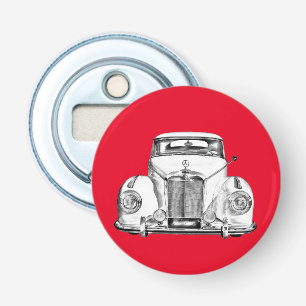 Décapsuleur Illustration de la voiture classique de luxe Merce