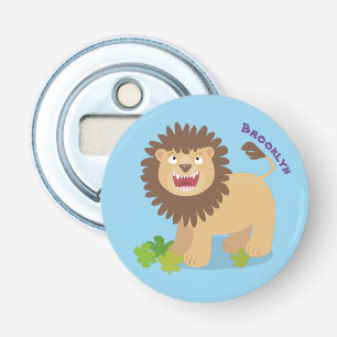 Décapsuleur Illustration de l'effervescence de lions heureux