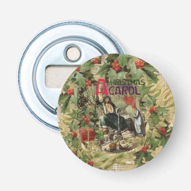 Décapsuleur Illustration de l'esprit de Noël présent Scrooge (Devant)