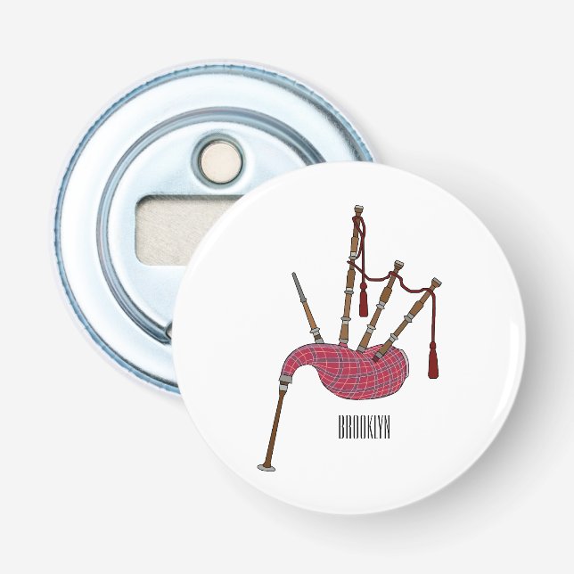 Décapsuleur Illustration de pipes (Devant)