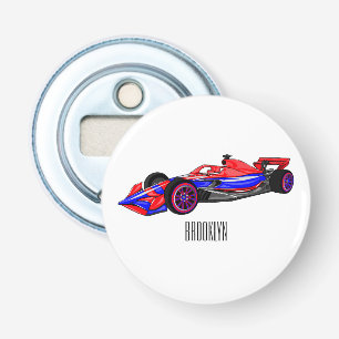 Décapsuleur Illustration de voiture de course professionnelle