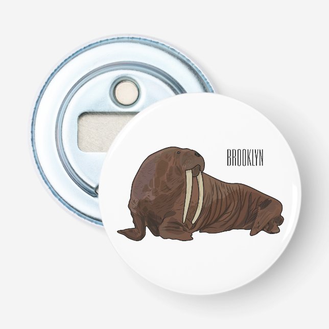 Décapsuleur Illustration de Walrus (Devant)