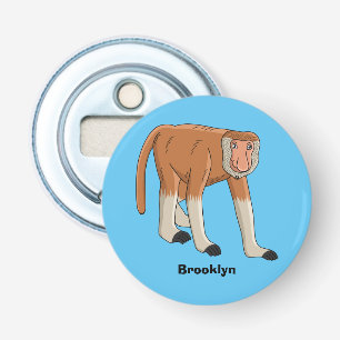 Décapsuleur Illustration drôle de singe proboscis