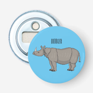 Décapsuleur Illustration du rhinocéros de Javan