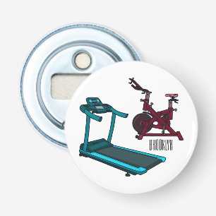 Décapsuleur Illustration du tapis roulant et de la bande dessi