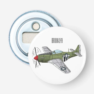 Décapsuleur Illustration d'un avion militaire