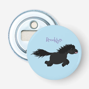 Décapsuleur Illustration d'un poney de Shetland mignon
