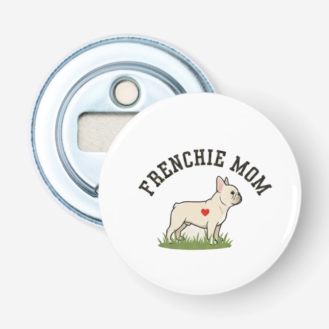Décapsuleur Illustration élégante de maman Frenchie - Création (Devant)