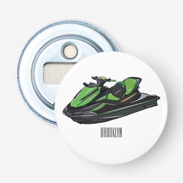 Décapsuleur Illustration Jet ski (Devant)