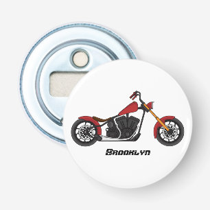 Décapsuleur Illustration motocyclette de style hélicoïdal