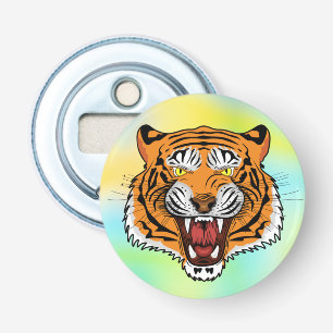 Décapsuleur Illustration tête de tigre féroce-24327