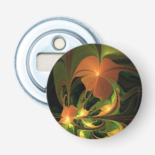 Décapsuleur Imaginaire Plante Abstrait rouille verte Brown fra