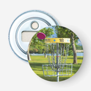 Décapsuleur Inaugurateur de bouteille de golf à disque magnéti