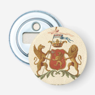 Décapsuleur Insigne héraldique majestueux avec le griffon et