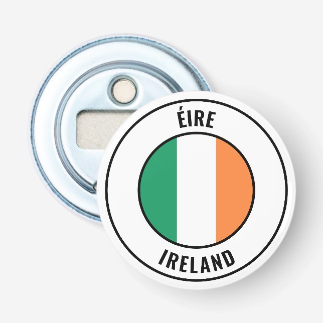 Décapsuleur Irlande Drapeau magnifique Patriotic Bottle Ouvrir (Devant)