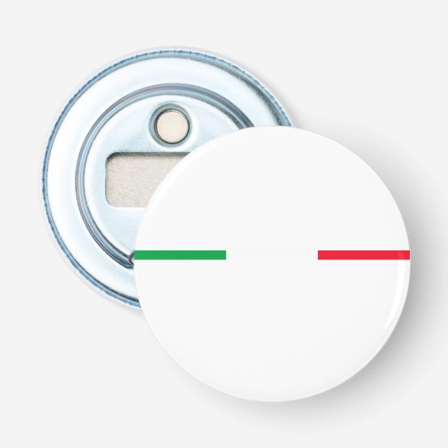 Décapsuleur Italie Italienne, j'aime Italie (Devant)