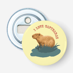 Décapsuleur J'adore les capybaras Amoureux de capybara mignon