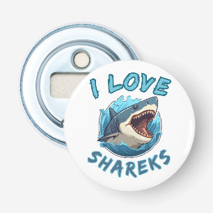 Décapsuleur J'aime les requins Fisher