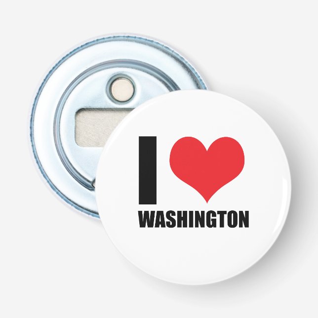 Décapsuleur J'aime Washington (Devant)