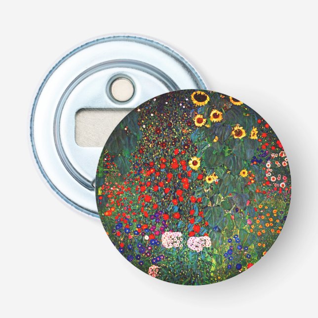 Décapsuleur Jardin aux fleurs Gustav Klimt (Devant)