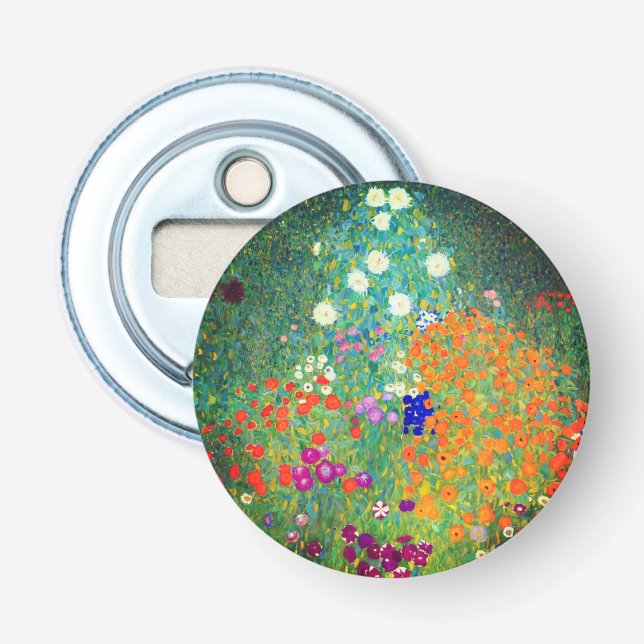Décapsuleur Jardin aux fleurs Gustav Klimt (Devant)