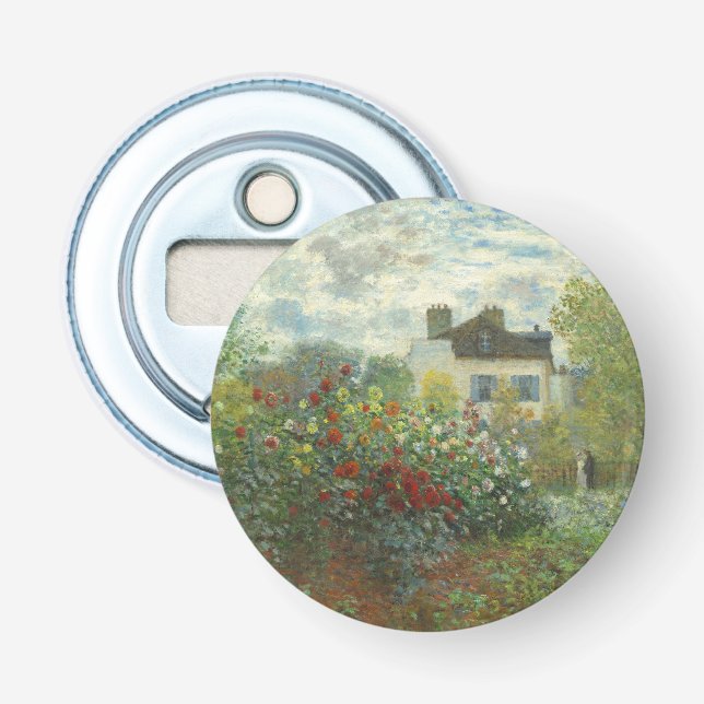 Décapsuleur Jardin d'artiste de Monet à Argenteuil Peinture (Devant)