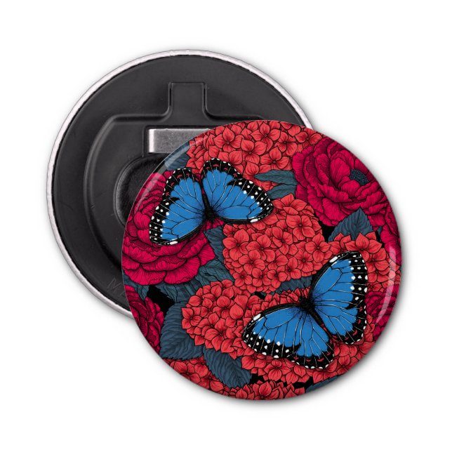 Décapsuleur Jardin de morpho bleu (Devant)