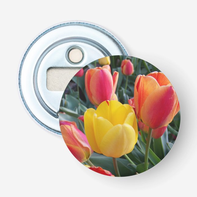 Décapsuleur Jardin de tulipes Photo (Devant)