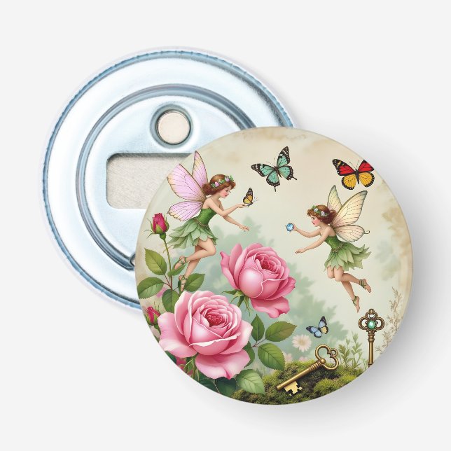 Décapsuleur Jardin Enchanté des Fées Florales (Devant)