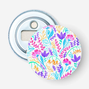 Décapsuleur Jardin floral pastel