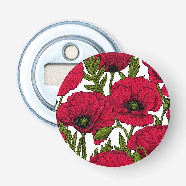 Décapsuleur Jardin Red Poppy 2 (Devant)