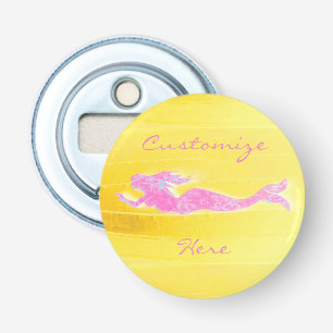 Décapsuleur jaune mermac rose