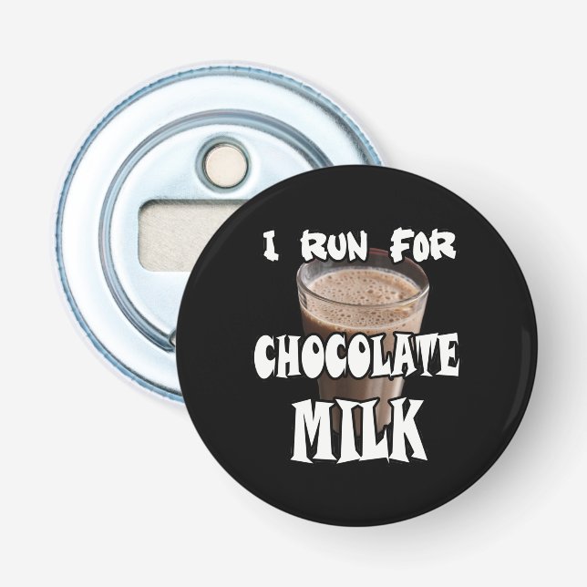 Décapsuleur Je cours pour le lait chocolaté Running (Devant)