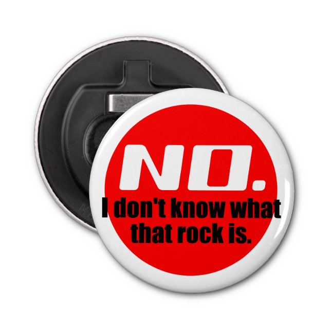 Décapsuleur Je ne sais pas ce qu'est cette roche (rouge) (Devant)