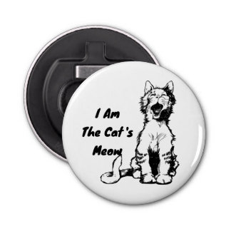 Décapsuleur Je suis le chat Meow Funny Cat