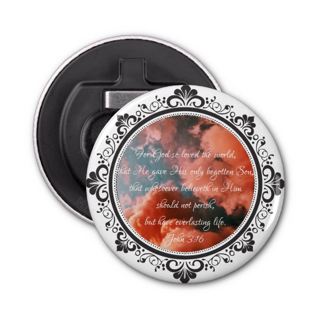 Décapsuleur John 3:16 Ouverture de bouteille (Devant)