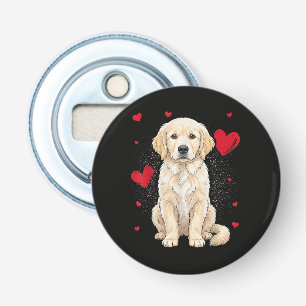 Décapsuleur Joli chien retriever doré crème anglais