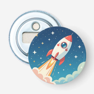 Décapsuleur Joli fusée spatiale décollant