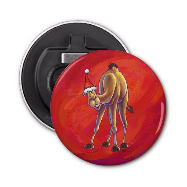 Décapsuleur Joli Noël Camel En Rouge (Devant)