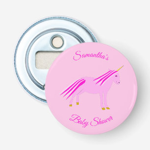 Décapsuleur Joli rose bébé fille Unicorn Baby shower personnal