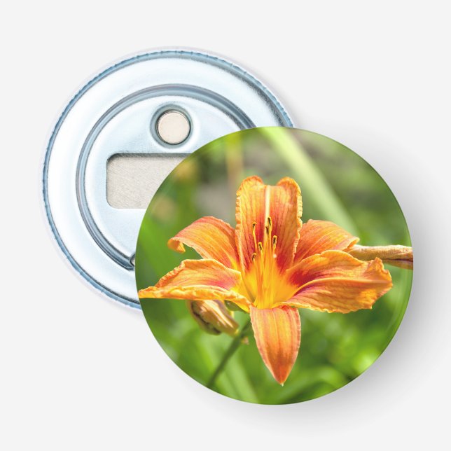 Décapsuleur Jolie grande fleur Lily photo (Devant)