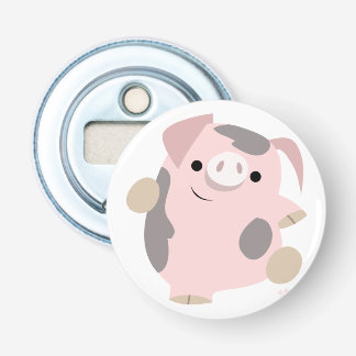 Décapsuleur Jote Cartoon Dancing Pig Button Ouverture de boute