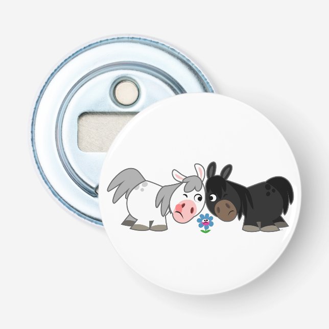 Décapsuleur Jote Cartoon Ponies Standoff Bouton d'ouverture de (Devant)