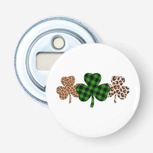 Décapsuleur Jour de la Saint Patrick Lucky Irish Green Plaid S