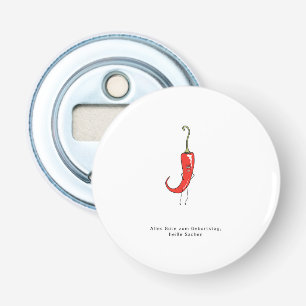 Décapsuleur Joyeux anniversaire Hot Stuff allemand, cadeau d'a