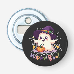 Décapsuleur Joyeux Boo Cute Ghost Arrière - plan noir