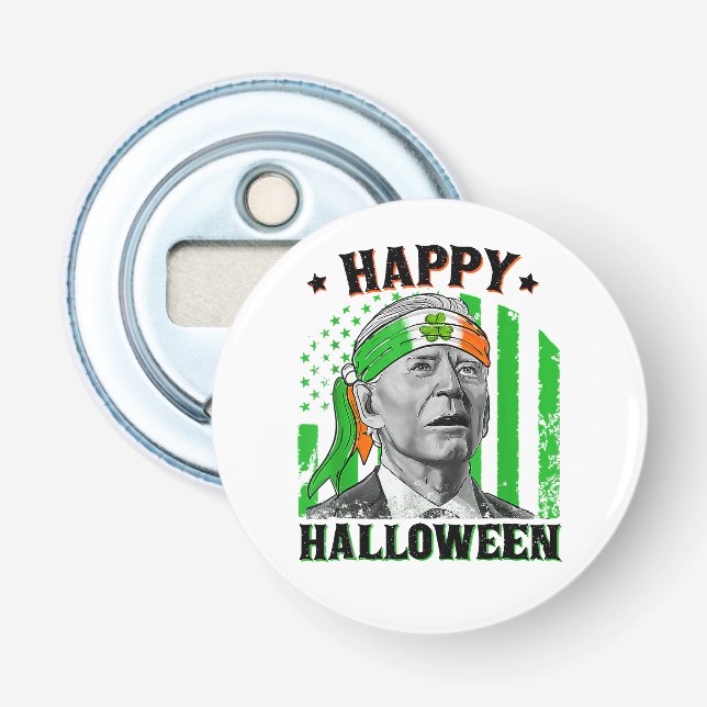Décapsuleur Joyeux Halloween Funny Joe Biden Jour de la Saint  (Devant)