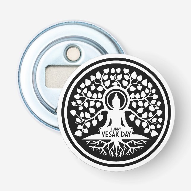 Décapsuleur Joyeux jour de Vesak (Devant)