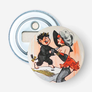 Décapsuleur Joyeux Krampus avec Temptress Vintage Noël