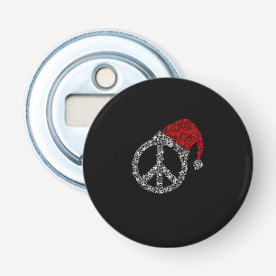 Décapsuleur Joyeux Noël   Symbole hippie Casquette du Père Noë